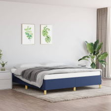 vidaXL Kék szövet ágykeret 180x200 cm ágy és ágykellék