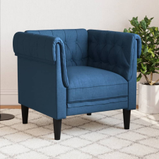 vidaXL kék szövet Chesterfield kanapé bútor