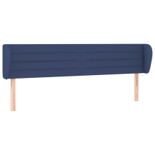 vidaXL kék szövet fejtámla 203x23x78/88 cm (3117312) ágy és ágykellék