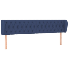 vidaXL kék szövet fejtámla 203x23x78/88 cm (3117508) ágy és ágykellék