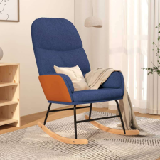 vidaXL kék szövet hintaszék bútor