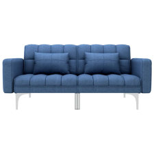 vidaXL kék szövet kanapéágy (247220) bútor