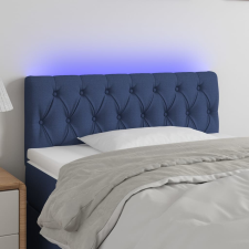 vidaXL kék szövet LED-es fejtámla 90 x 7 x 78/88 cm ágy és ágykellék
