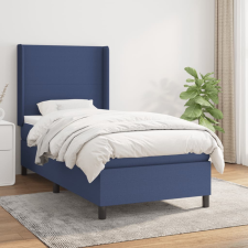 vidaXL kék szövet rugós ágy matraccal 80 x 200 cm ágy és ágykellék