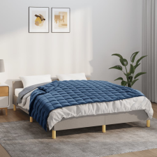 vidaXL kék szövet súlyozott takaró 120 x 180 cm 5 kg lakástextília