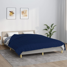 vidaXL kék szövet súlyozott takaró 200 x 200 cm 9 kg lakástextília