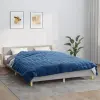 vidaXL kék szövet súlyozott takaró 200 x 225 cm 13 kg
