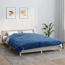 vidaXL kék szövet súlyozott takaró 200 x 230 cm 13 kg lakástextília