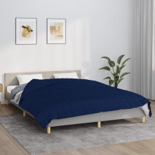 vidaXL kék szövet súlyozott takaró 220 x 230 cm 15 kg lakástextília