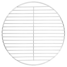 vidaXL kerek 304 rozsdamentes acél BBQ grillrács Ø34,5 cm kerti sütés és főzés