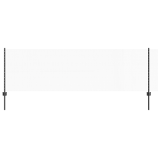 vidaXL Kerítés Oszlopok 5 db U-Channel Szürke 80 cm Acél (3336817) építőanyag