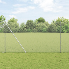 vidaXL Kerítéselem 2 darab Galvanizált acél 25 x 1,5 m Tartós építőanyag