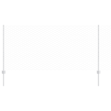 vidaXL Kerítésoszlopok 10 db U-csatorna 140 cm Horganyzott Acél (3337037) építőanyag