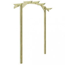 vidaXL Kerti pergola impregnált fenyőfalécekből 180 x 210 x 40 cm kerti bútor