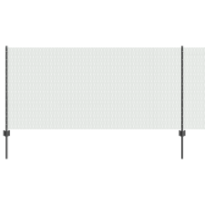 vidaXL Kertkerítés Készlet 2 db Szürke Fém 25 x 1 m Tartós (3336857) építőanyag