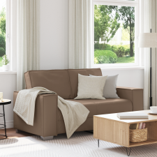 vidaXL Kétfős kanapé Cappuccino 120 cm Műbőr bútor