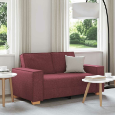 vidaXL kétszemélyes bordó színű szövetkanapé 120 cm bútor