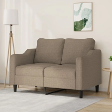 vidaXL kétszemélyes fekete szövetkanapé 120 cm bútor