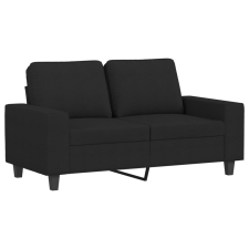 vidaXL kétszemélyes fekete szövetkanapé 120 cm (359387) bútor