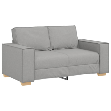 vidaXL kétszemélyes, felhőszürke szövetkanapé 120 cm (4104978) bútor