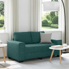 vidaXL kétszemélyes sötétzöld szövet kanapé 120 cm bútor