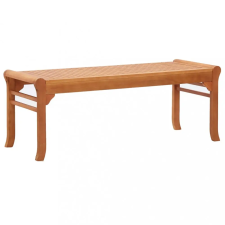 vidaXL kétszemélyes tömör eukaliptuszfa kerti pad 120 cm kerti bútor