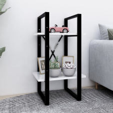 vidaXL kétszintes fehér forgácslap könyvszekrény 40 x 30 x 70 cm bútor