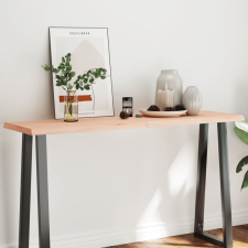 vidaXL kezeletlen tömör fa asztallap 160x40x(2-6) cm bútor
