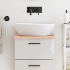 vidaXL kezeletlen tömör fa fürdőszobai pult 40x30x2 cm építőanyag