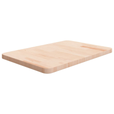 vidaXL Kezeletlen tömör fa fürdőszobai pult 60x40x2,5 cm fürdőszoba bútor