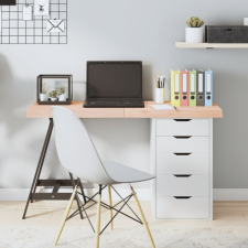 vidaXL Kezeletlen tömör tölgyfa asztallap 120x50x6 cm bútor