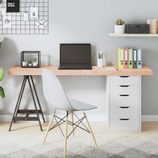 vidaXL kezeletlen tömör tölgyfa asztallap 160x60x6 cm bútor