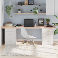 vidaXL Kezeletlen tömör tölgyfa asztallap 220x50x4 cm bútor