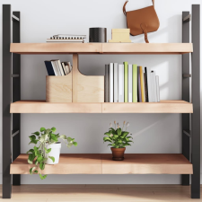 vidaXL kezeletlen tömör tölgyfa fali polc 120x60x(2-6) cm bútor