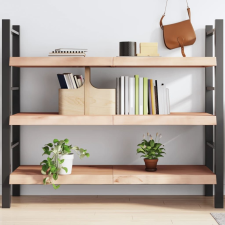vidaXL kezeletlen tömör tölgyfa fali polc 140x60x(2-6) cm bútor