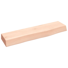 vidaXL kezeletlen tömör tölgyfa fali polc 40x10x4 cm (363501) bútor
