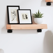 vidaXL kezeletlen tömör tölgyfa fali polc 40x10x6 cm bútor