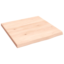 vidaXL kezeletlen tömör tölgyfa fali polc 40x40x2 cm (363509) bútor