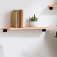 vidaXL kezeletlen tömör tölgyfa fali polc 60x20x2 cm bútor