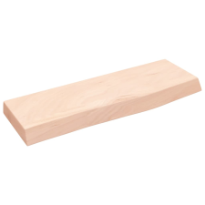 vidaXL kezeletlen tömör tölgyfa fali polc 60x20x4 cm (363522) bútor