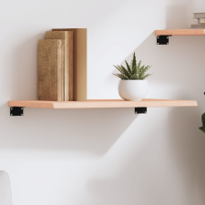 vidaXL kezeletlen tömör tölgyfa fali polc 60x30x2 cm bútor