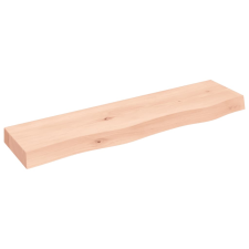 vidaXL kezeletlen tömör tölgyfa fali polc 80x20x6 cm (363541) bútor