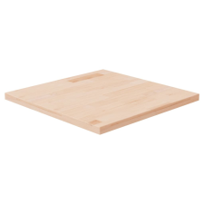 vidaXL kezeletlen tömör tölgyfa négyzet asztallap 50x50x2,5 cm bútor