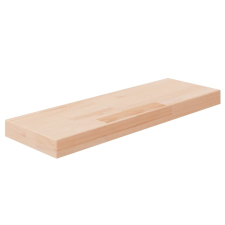vidaXL kezeletlen tömör tölgyfa polclap 60x20x4 cm bútor