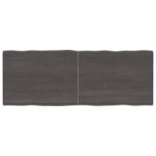 vidaXL kezelt sötétszürke tömör tölgyfa asztallap 160x60x4 cm bútor
