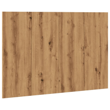 vidaXL kézműves tölgy színű szerelt fa ágyfejtámla 120x1,5x80 cm (856825) ágy és ágykellék