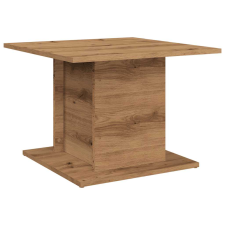 vidaXL kézműves tölgy színű szerelt fa dohányzóasztal 55,5x55,5x40 cm (856809) bútor
