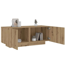 vidaXL kézműves tölgy színű szerelt fa éjjeliszekrény 100 x 35 x 40 cm bútor