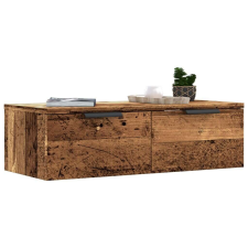 vidaXL kézműves tölgy színű szerelt fa faliszekrény 60 x 30 x 20 cm bútor