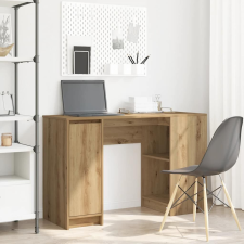 vidaXL kézműves tölgy színű szerelt fa íróasztal 120x42x76 cm íróasztal